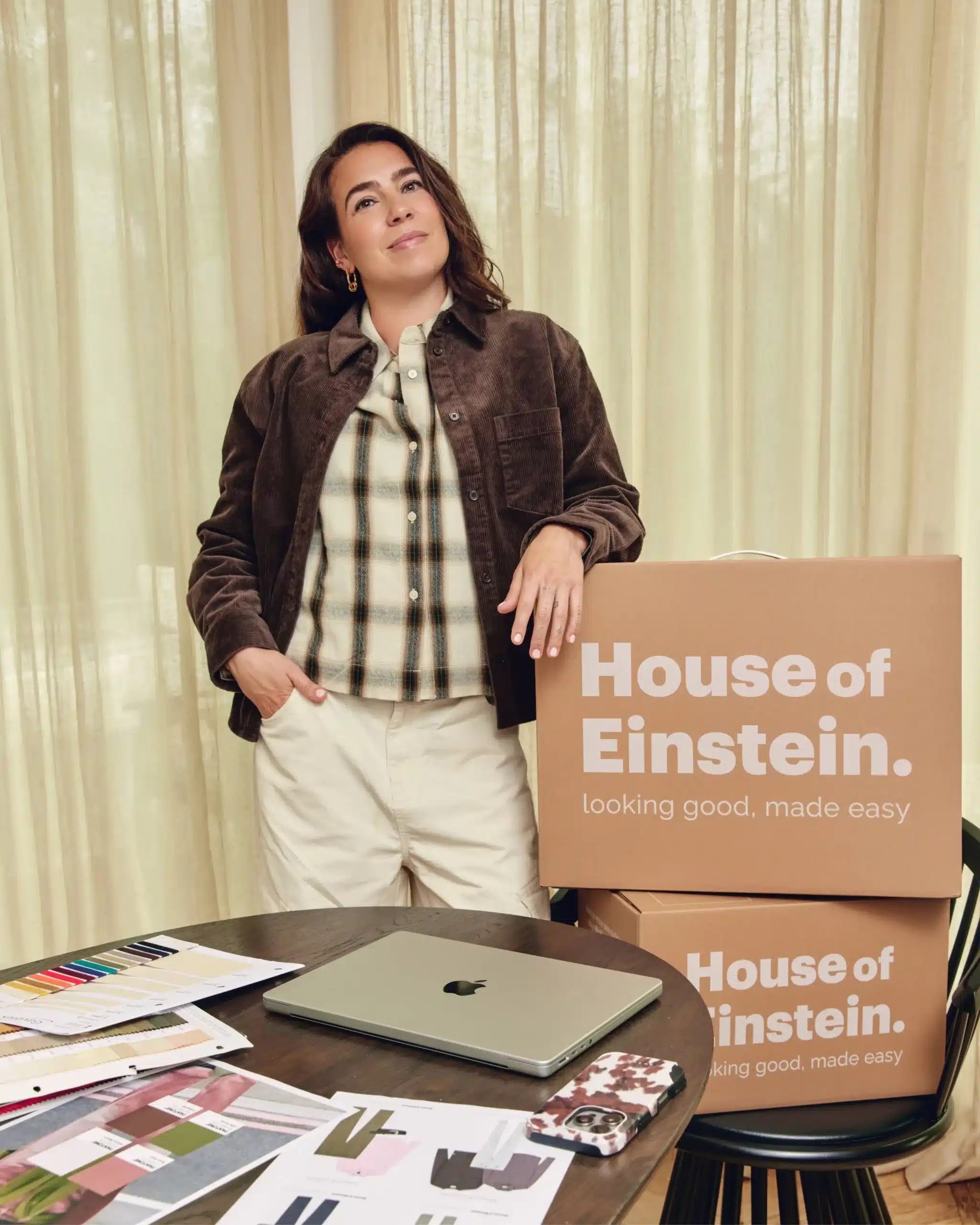 House of Einstein ontstaan kledingbox